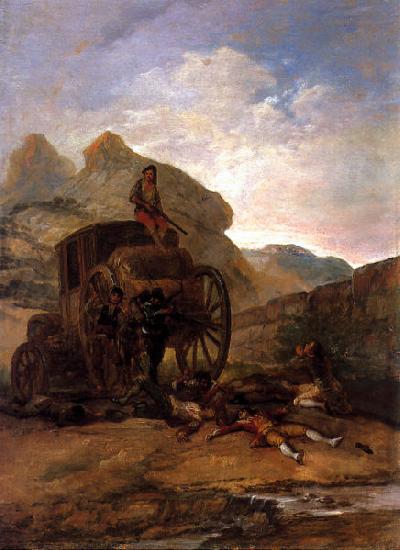 Francisco de Goya Asalto de ladrones